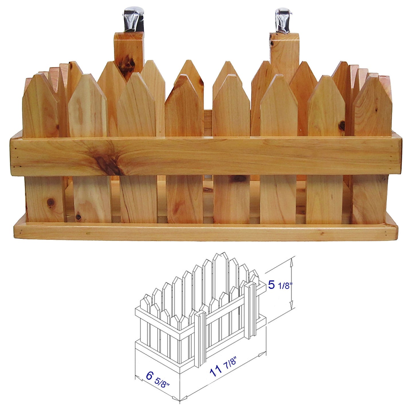 ALFI brand  AB1163 61" Free Standing Wooden Bathtub with Cushion Headrest