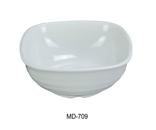 Yanco MD-709 Milando 9" Square Bowl | Kitchen + Metal