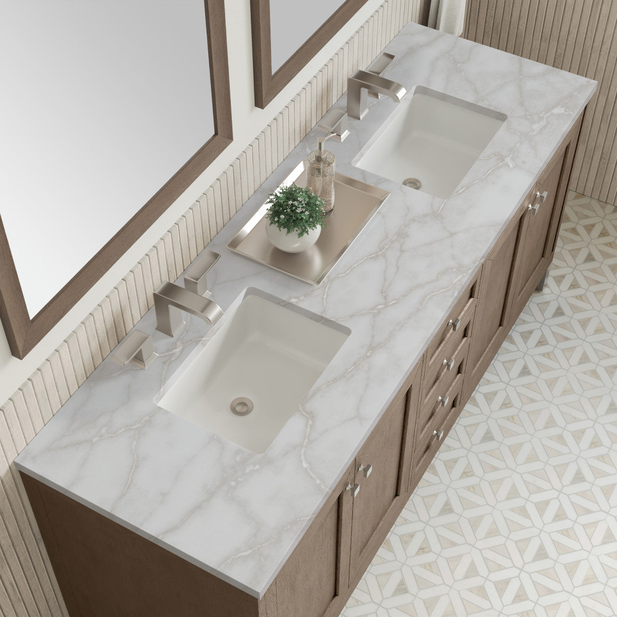 Chicago 72" Double Vanity Cabinet