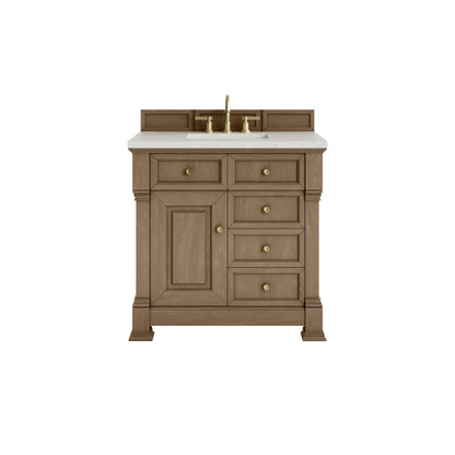 James Martin 547-V36 Brookfield 36” Single Vanity – Black Onyx / Honey Oak / Pearl Charcoal