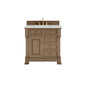 James Martin 547-V36 Brookfield 36” Single Vanity – Black Onyx / Honey Oak / Pearl Charcoal