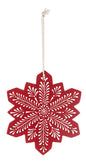 Hand Painted Snowflake Ornament -