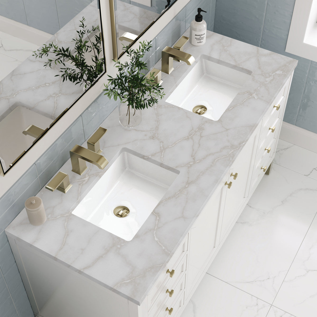 Chicago 60" Double Vanity