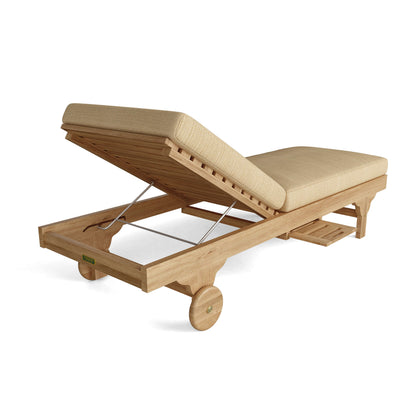 Capri Sun Lounger (Adjustable Back & Side Tray)