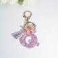 A–Z Personalized Butterfly Tassel Keychain – Custom Initial Gift for Women