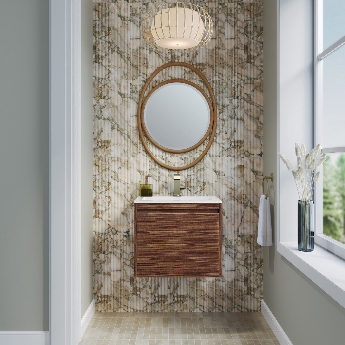 Mantova 23.6" Single Vanity Cabinet