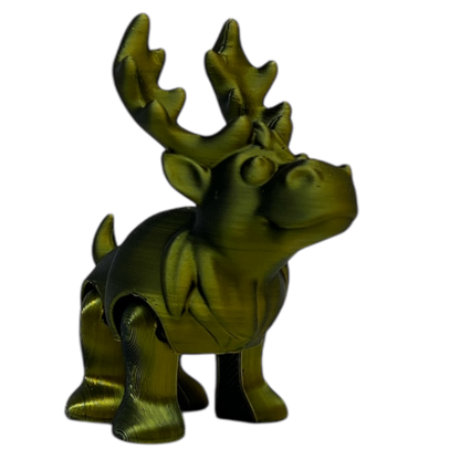 Bruce The Moose - Metallic Gold  Color