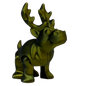 Bruce The Moose - Metallic Gold  Color