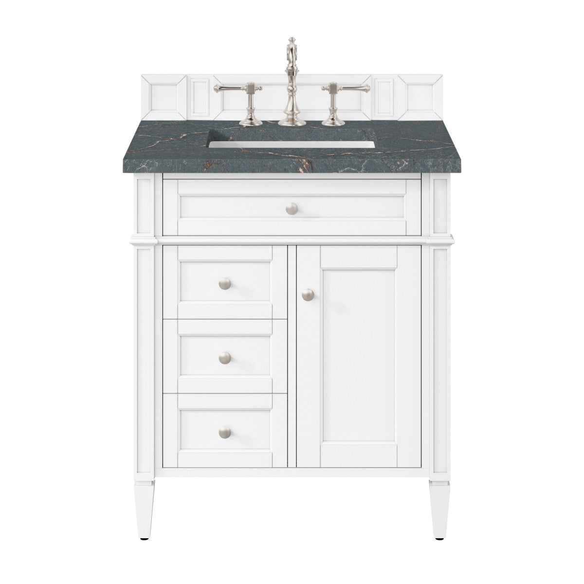 Brittany 30" Single Vanity in Bright White