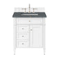 Brittany 30" Single Vanity in Bright White