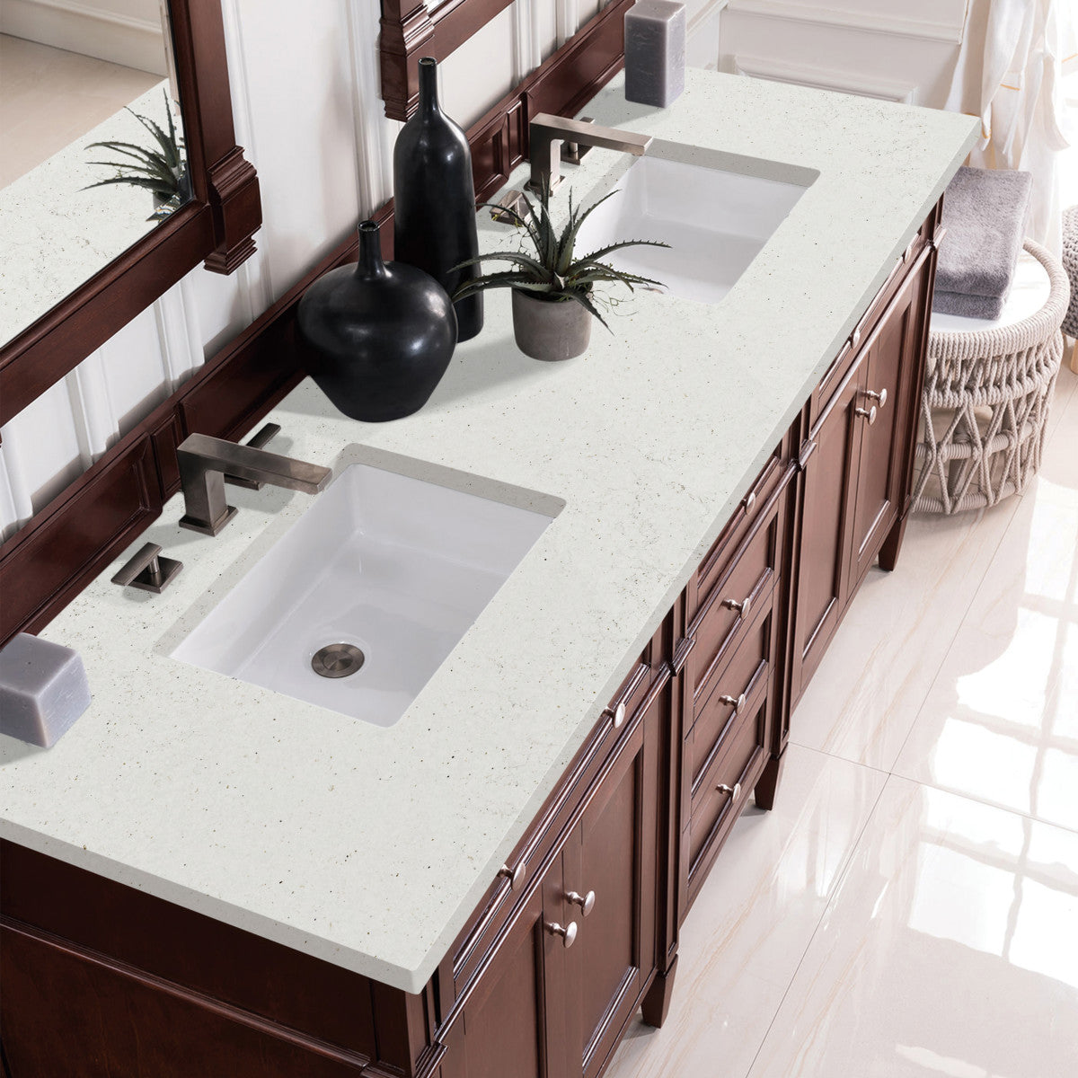 Brittany 72" Double Vanity Cabinet