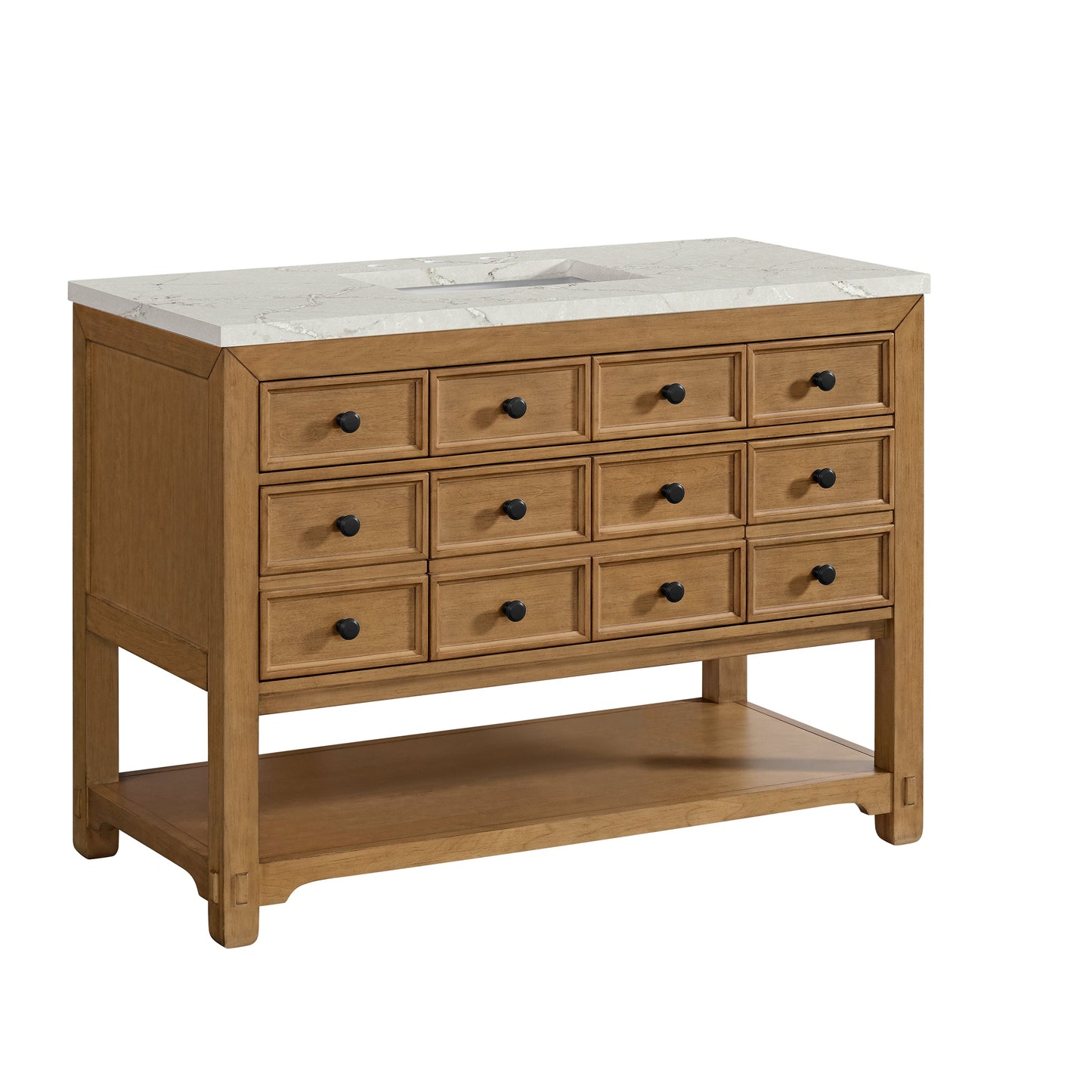 Malibu 48" Single Vanity, Amber Birch