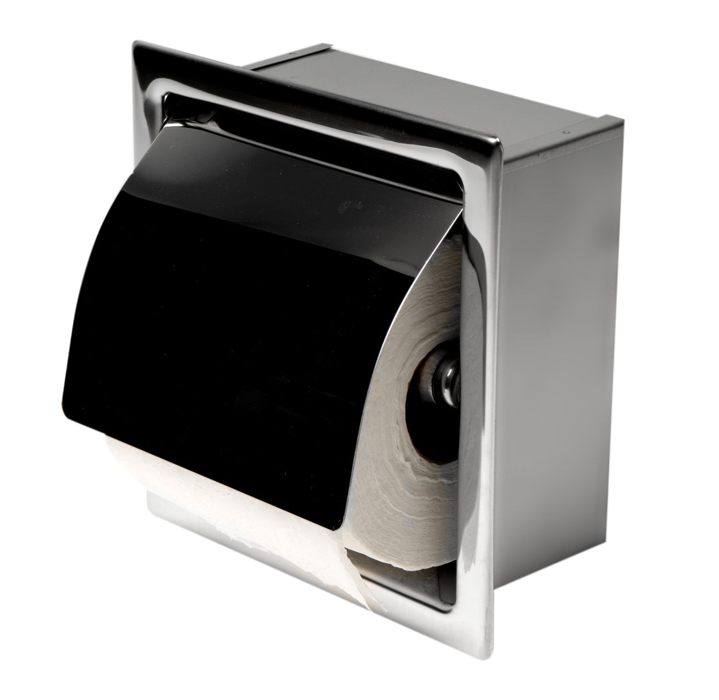 ALFI brand ABTP77 Recessed Toilet Paper Holder with Cover