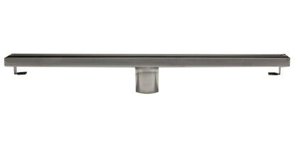 ALFI brand  ABLD24A 24" Long Modern Stainless Steel Linear Shower Drain w/o Cover