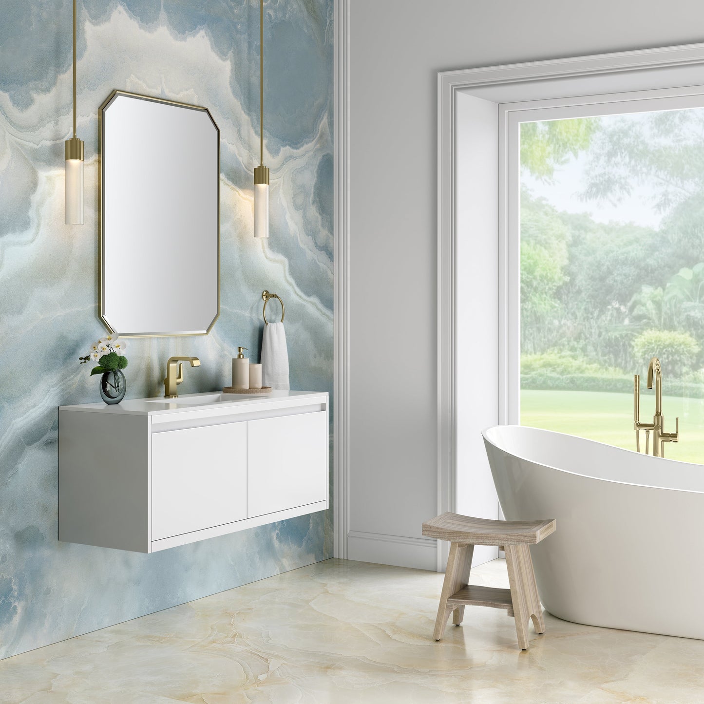 Mantova 47.3" Single Vanity Cabinet