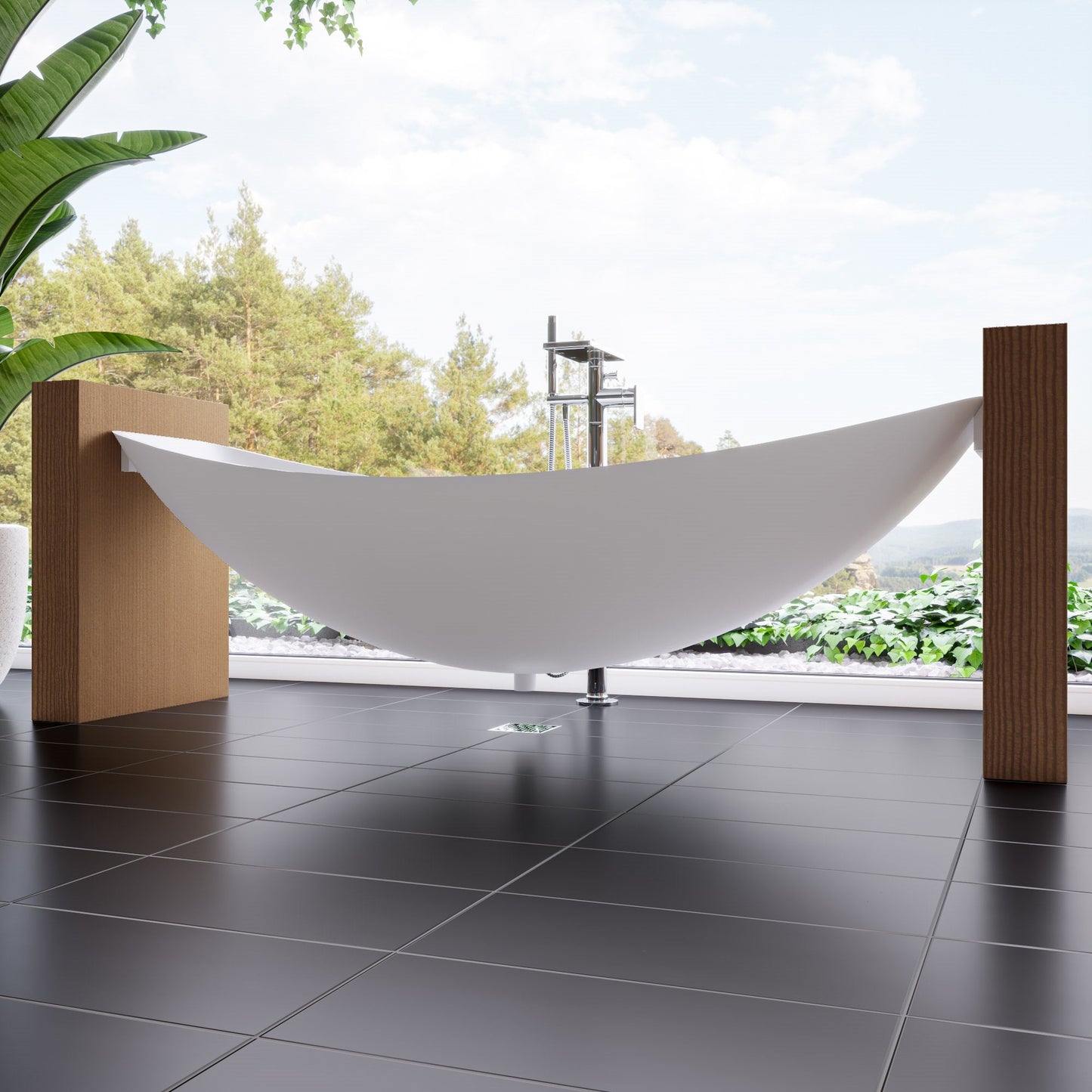 ALFI brand AB2875 Free Standing Floor Mounted Bath Tub Filler