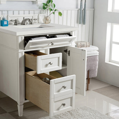 Brittany 30" Single Vanity in Bright White