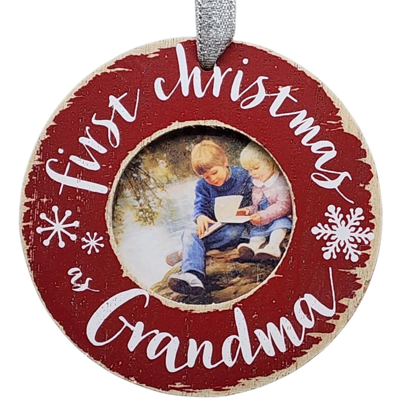 First Christmas as Grandma Photo Ornament