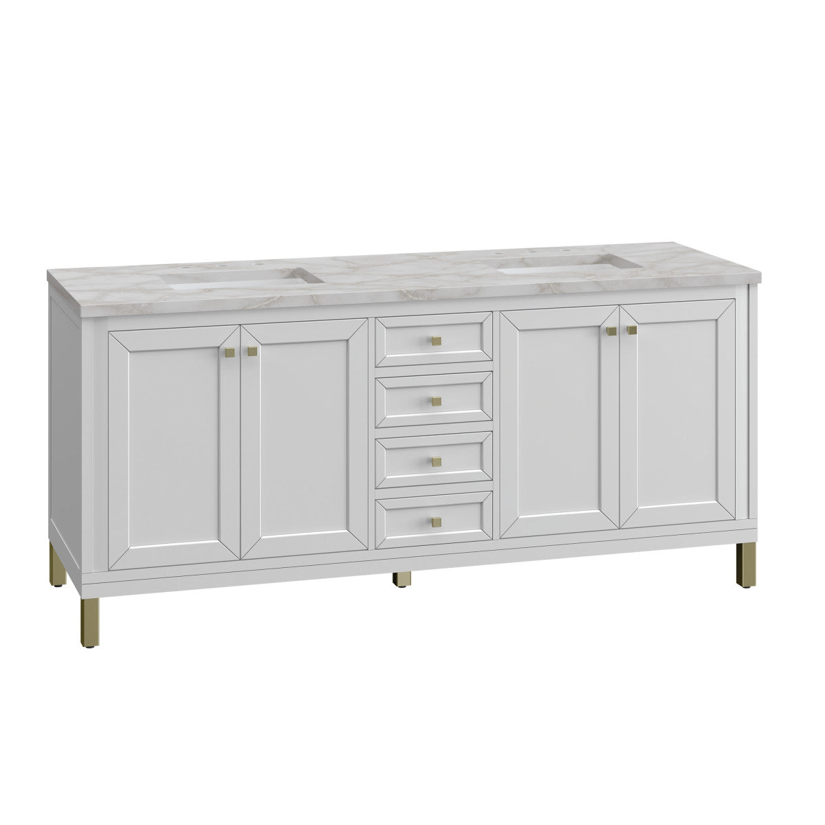 Chicago 72" Double Vanity Cabinet