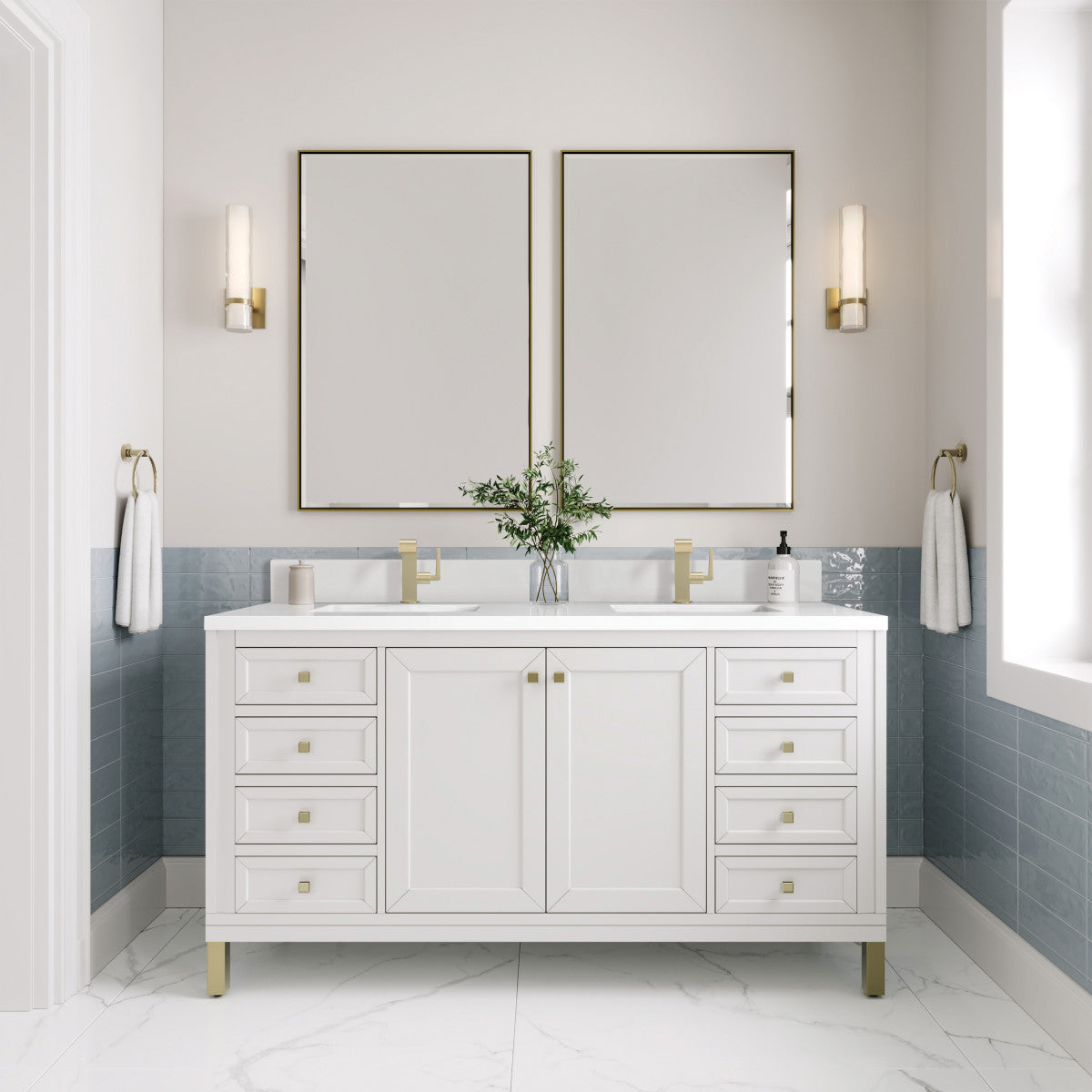Chicago 60" Double Vanity
