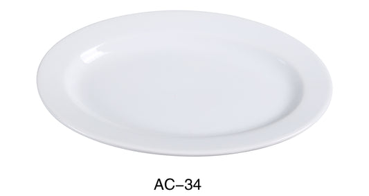Yanco AC-34 ABCO Oval Platter | Kitchen + Metal