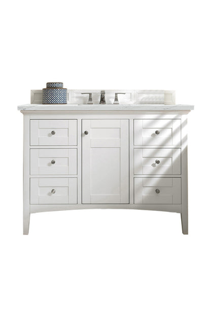 Palisades 48" Single Vanity Cabinet, Bright  White