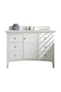 Palisades 48" Single Vanity Cabinet, Bright  White