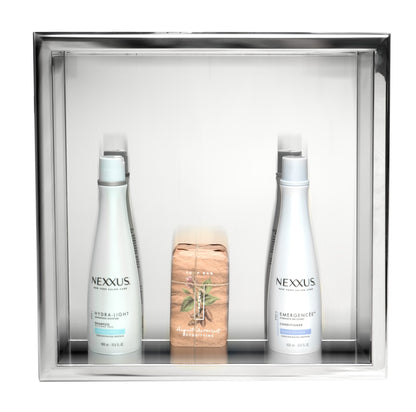 ALFI brand ABN1616 16 x 16  Square Single Shelf Bath Shower Niche