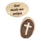 Pocket Fingerprint Faith Token - God Made Me Unique