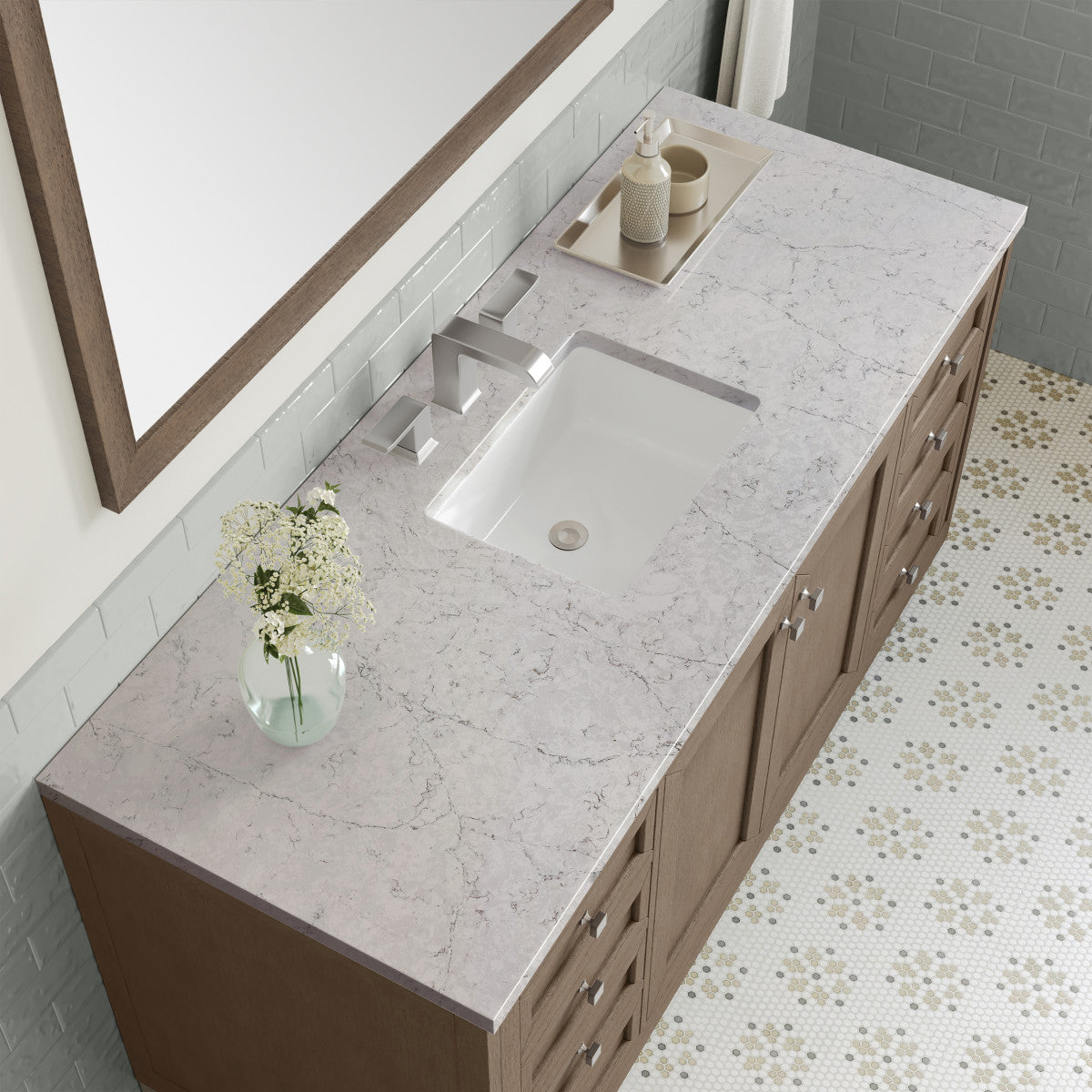 Chicago 60" Single Vanity Cabinet