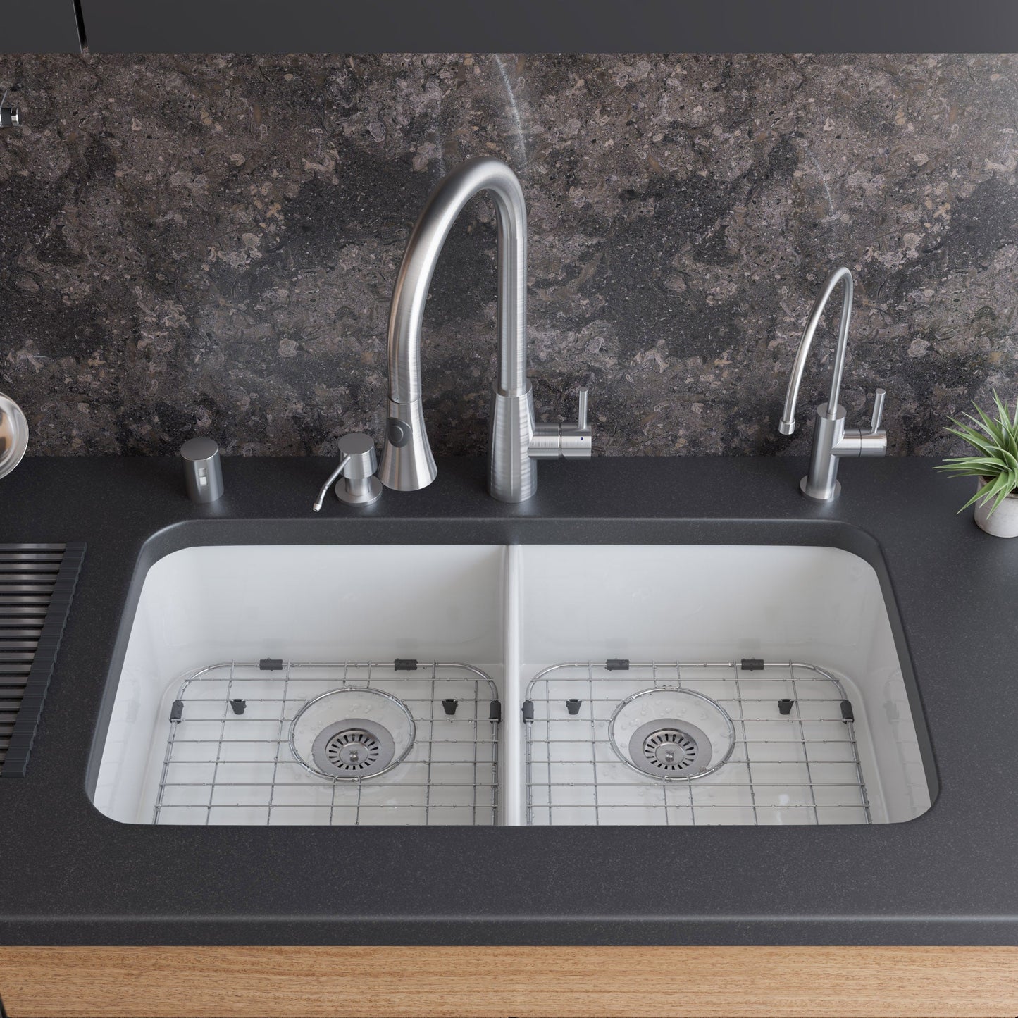 ALFI brand AB2034 Pull Down Single Hole Kitchen Faucet