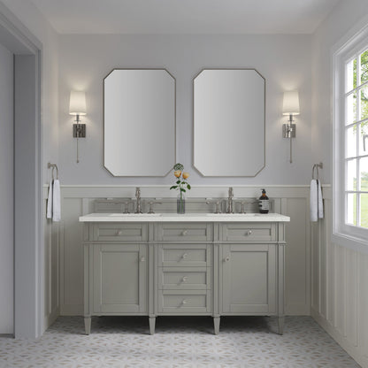 Brittany 60" Double Vanity Cabinet