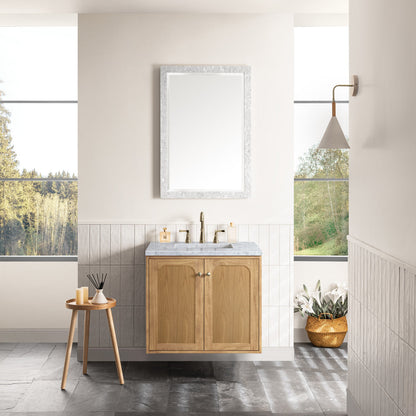 Laurent 30" Single Vanity Cabinet, Light Natural Oak