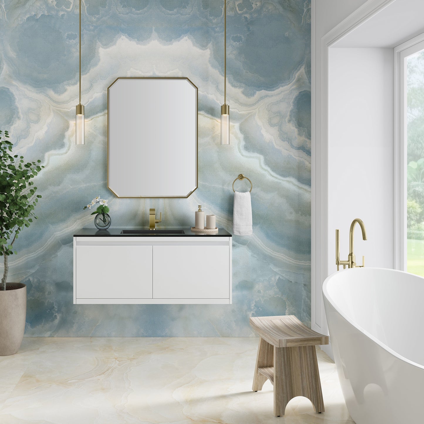 Mantova 47.3" Single Vanity Cabinet