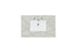 36" Single Top, 3 CM Silestone w/ Sink