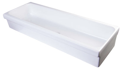 ALFI brand  AB48TR  48" White Above Mount Fireclay Bath Trough Sink