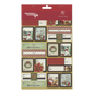 Foil Peel and Stick Gift tags - Traditional Golds