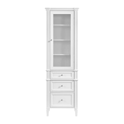 Brittany Linen Cabinet, Bright White