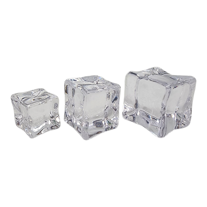 Frosty Acrylic Ice Cubes -