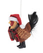 Jolly Rooster Christmas Ornament