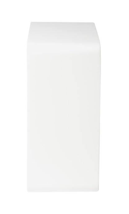 ALFI brand  ABST55 White Matte Solid Surface Resin Bathroom / Shower Stool