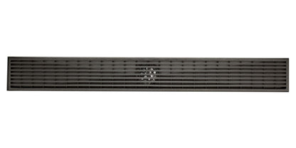 ALFI brand  ABLD24D 24" Modern Stainless Steel Linear Shower Drain with Groove Lines