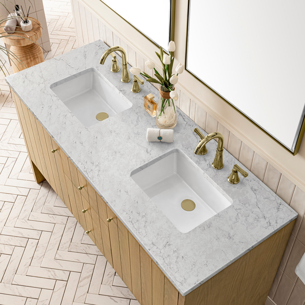 Hudson 60" Double Vanity Cabinet