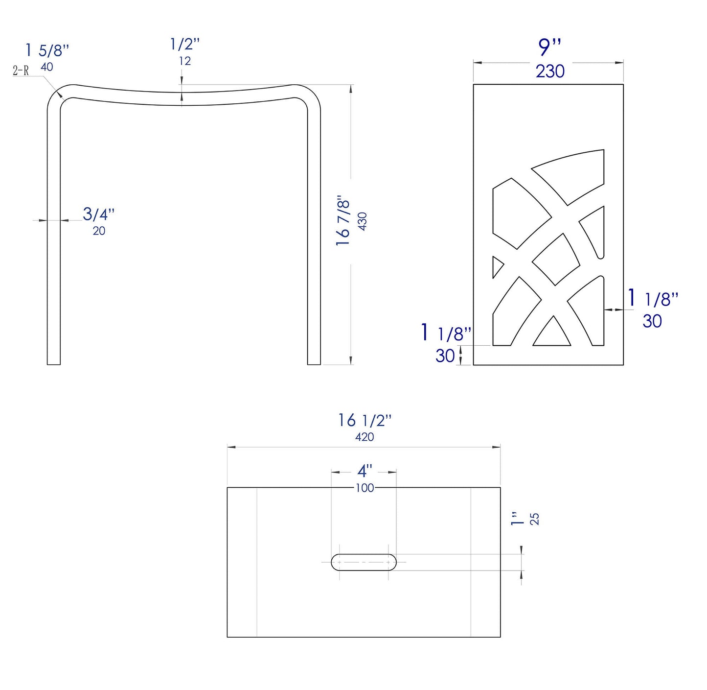 ALFI brand  ABST88 Designer White Matte Solid Surface Resin Bathroom / Shower Stool