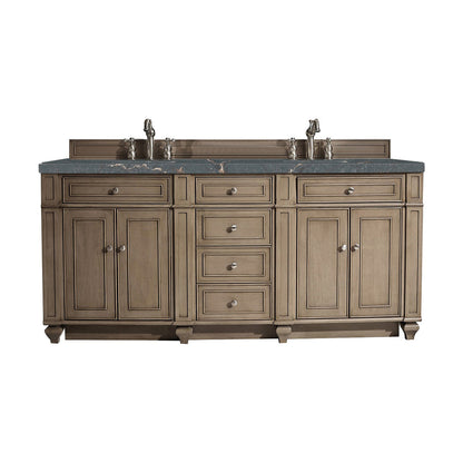 Bristol 72" Double Vanity Cabinet, Bright White