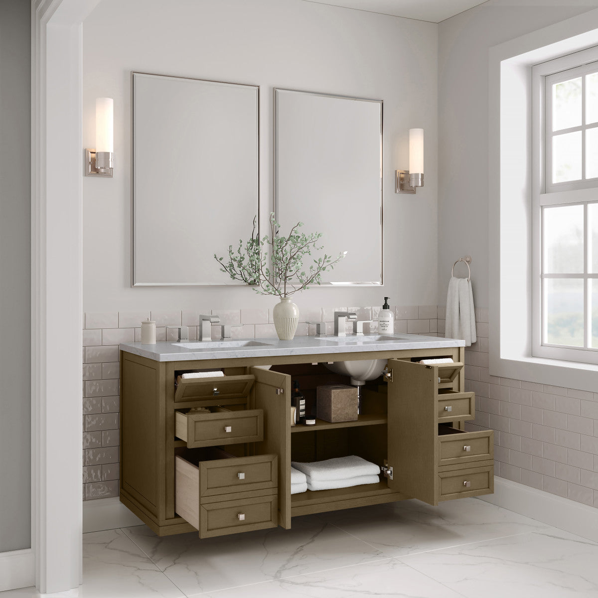 Chicago 60" Double Vanity