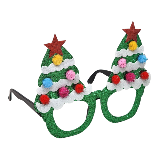 Festive Christmas Tree Glasses