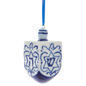 Porcelain Hanukkah Ornament - Dreidel