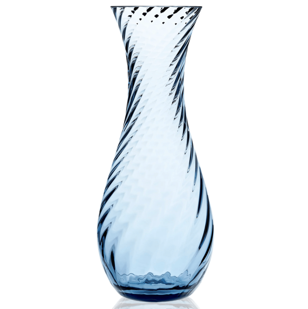 Quinn Ocean Blue Mouth-Blown Crystal Glassware – Premium Coastal Entertaining