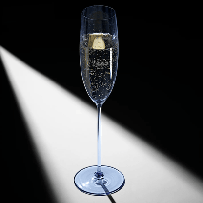 Quinn Ocean Blue Mouth-Blown Crystal Glassware – Premium Coastal Entertaining